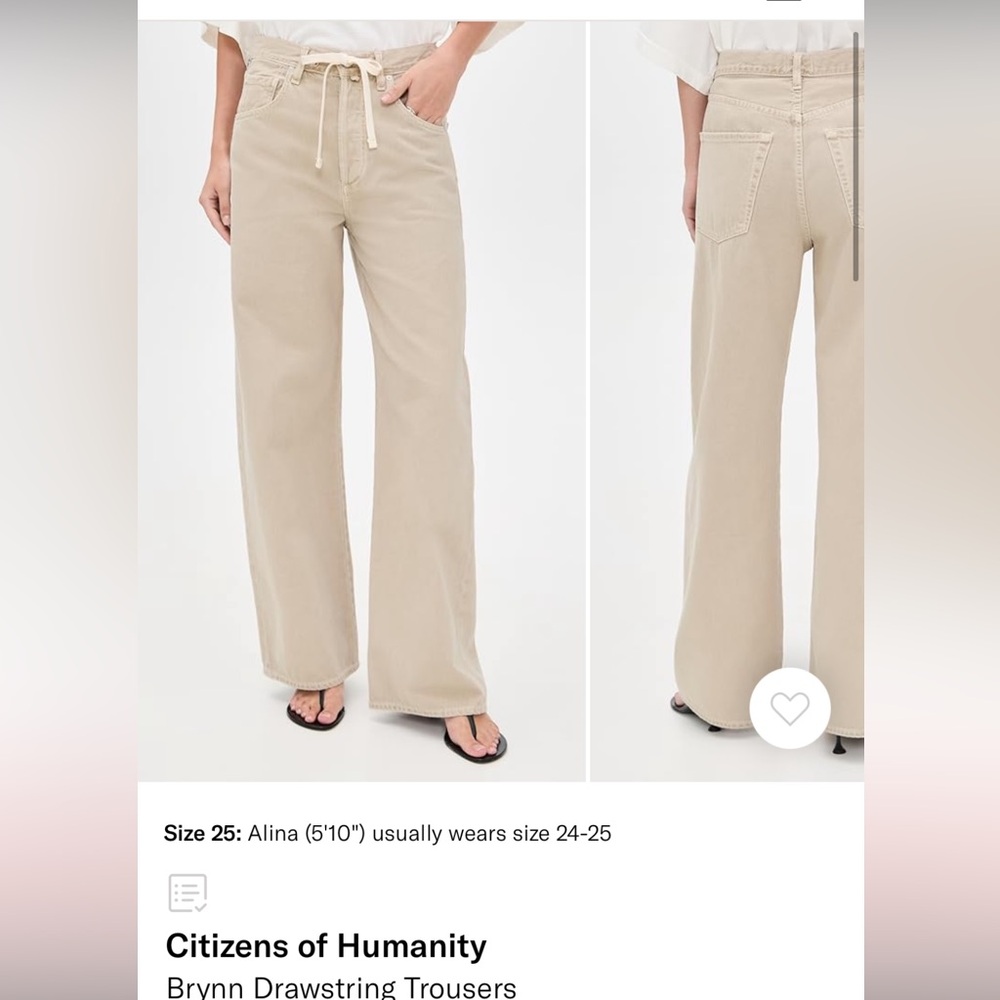 Citizens Of Humanity Brynn Drawstring Trousers